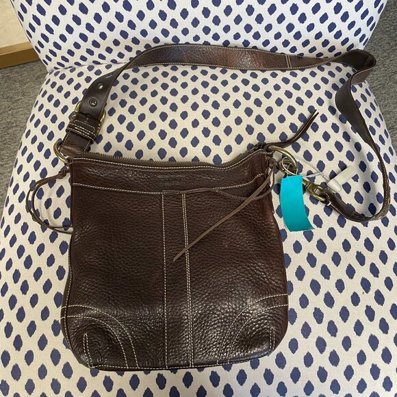 Coach Brown Leather Purse - Picture 1 of 9